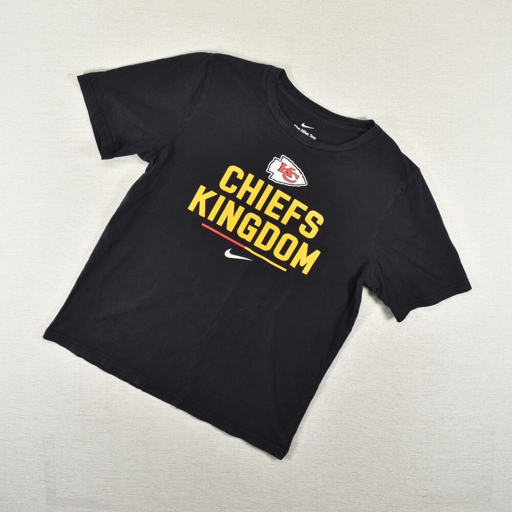 Nike Kids XL Extra Large Kansas City Chiefs 'Chiefs Kingdom' NFL Shirt